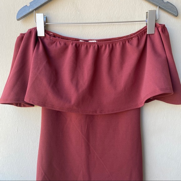 Tube Top Fitted Dress - Picture 2 of 3